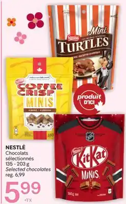Brunet NESTLÉ Chocolats sélectionnés offer