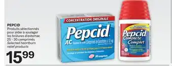 Brunet PEPCID Produits sélectionnés pour aider à soulager les brûlures d'estomac offer