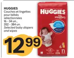 Brunet HUGGIES Couches et lingettes pour bébés sélectionnées offer