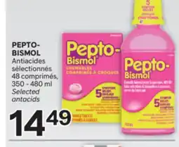 Brunet PEPTO- BISMOL Antiacides sélectionnés offer
