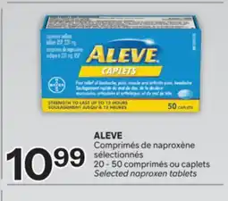 Brunet ALEVE Comprimés de naproxène sélectionnés offer