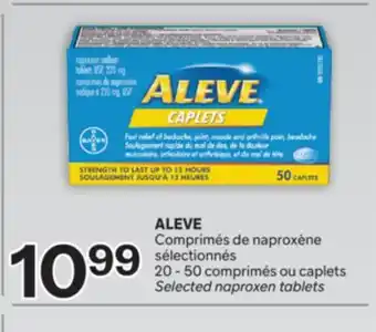 Brunet ALEVE Comprimés de naproxène sélectionnés offer