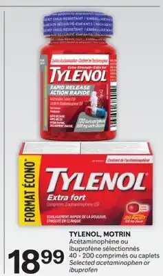 Brunet TYLENOL, MOTRIN Acétaminophène ou ibuprofène sélectionnés offer