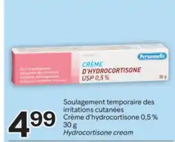 Brunet PERSONNELLE Soulagement temporaire des irritations cutanées Crème d'hydrocortisone 0,5% offer