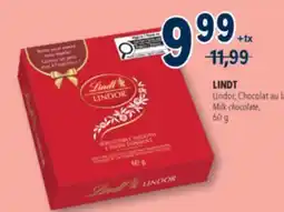 Familiprix LINDT Lindor Milk chocolate offer