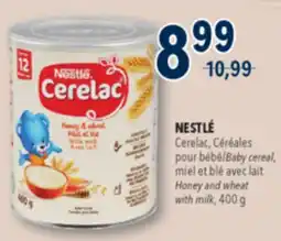 Familiprix NESTLÉ, Cerelac, Baby cereal, Honey and wheat with milk offer