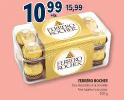 Familiprix FERRERO ROCHER Fine hazelnut chocolate, 200g offer