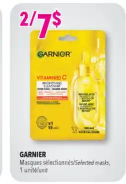 Familiprix GARNIER, Masques Selected masks, 1 unit offer