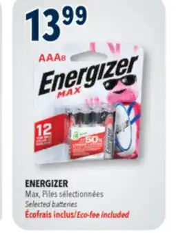 Familiprix ENERGIZER Selected batteries offer