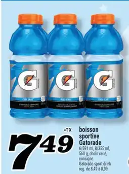 Marché Richelieu BOISSON SPORTIVE GATORADE | GATORADE SPORT DRINK offer