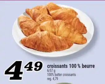 Marché Richelieu CROISSANTS 100% BEURRE | 100% BUTTER CROISSANTS offer