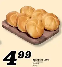 Marché Richelieu PETITS PAINS KAISER | KAISER ROLLS offer