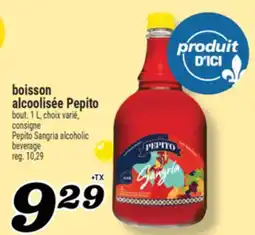 Marché Richelieu BOISSON ALCOOLISÉE PEPITO | PEPITO SANGRIA ALCOHOLIC BEVERAGE offer