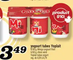 Marché Richelieu YOGOURT TUBES YOPLAIT | YOPLAIT TUBES YOGURT offer