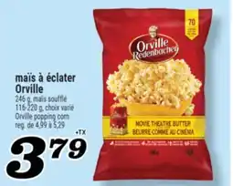 Marché Richelieu MAÏS À ÉCLATER ORVILLE | ORVILLE POPPING CORN offer
