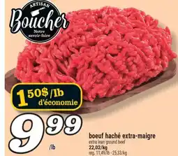 Marché Richelieu BOEUF HACHÉ EXTRA-MAIGRE | EXTRA LEAN GROUND BEEF offer