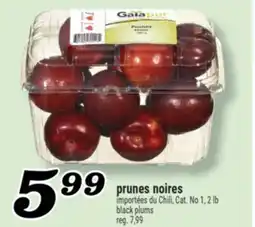 Marché Richelieu PRUNES NOIRES | BLACK PLUMS offer