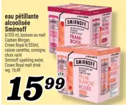 Marché Richelieu EAU PÉTILLANTE ALCOOLISÉE SMIRNOFF | SMIRNOFF SPARKLING WATER offer