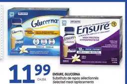 Uniprix ENSURE, GLUCERNA Substituts de repas sélectionnés/Selected meal replacements offer