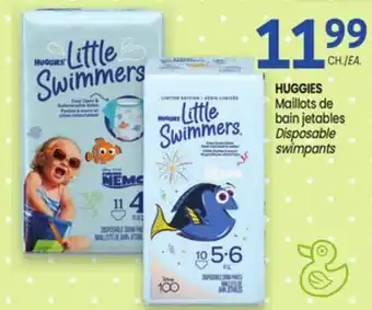 Uniprix HUGGIES Maillots de bain jetables Disposable swimpants offer