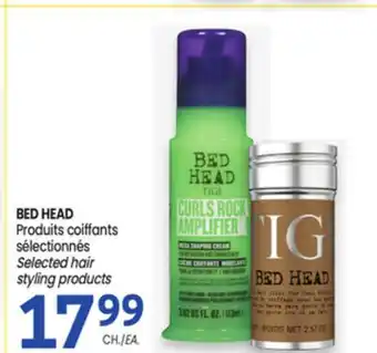 Uniprix BED HEAD Produits coiffants sélectionnés/Selected hair styling products offer