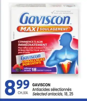 Uniprix GAVISCON Antiacides sélectionnés/ Selected antacids offer