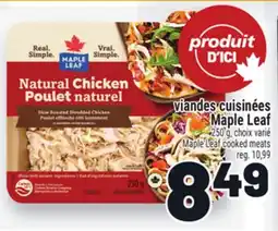 Metro VIANDES CUISINÉES MAPLE LEAF | MAPLE LEAF COOKED MEATS offer