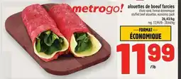 Metro ALOUETTES DE BOEUF FARCIES | STUFFED BEEF ALOUETTES offer