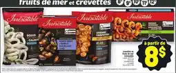 Metro CREVETTES OU FRUITS DE MER IRRÉSISTIBLE | IRRÉSISTIBLE SHRIMP OR SEAFOOD offer