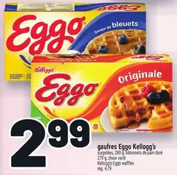 Metro GAUFRES EGGO KELLOGG'S | KELLOGG'S EGGO WAFFLES offer