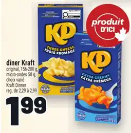 Metro DÎNER KRAFT | KRAFT DINNER offer