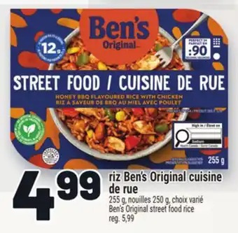 Metro RIZ BEN'S ORIGINAL CUISINE DE RUE | BEN'S ORIGINAL STREET FOOD RICE offer