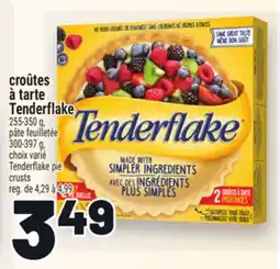 Metro CROÛTES À TARTE TENDERFLAKE | TENDERFLAKE PIE CRUSTS offer
