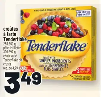 Metro CROÛTES À TARTE TENDERFLAKE | TENDERFLAKE PIE CRUSTS offer
