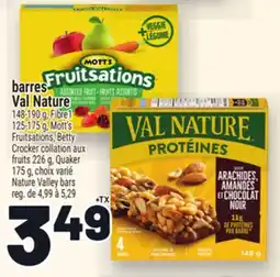 Metro BARRES VAL NATURE | NATURE VALLEY BARS offer