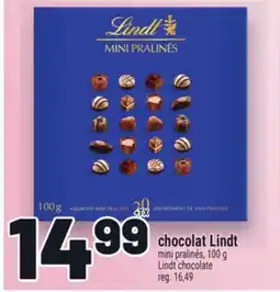 Metro CHOCOLAT LINDT | LINDT CHOCOLATE offer