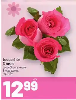 Metro BOUQUET DE 3 ROSES | 3 ROSES BOUQUET offer