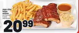 Metro REPAS CÔTES LEVÉES ENTIÈRES | WHOLE RIBS MEAL offer