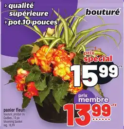 Metro PANIER FLEURI | BLOOMING BASKET offer