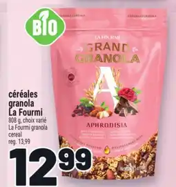 Metro CÉRÉALES GRANOLA LA FOURMI | LA FOURMI GRANOLA CEREAL offer