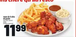 Metro REPAS DE 8 AILES DE POULET | 8 CHICKEN WINGS MEAL offer