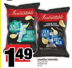 Super C croustilles Irrésistible | Irrésistible chips offer