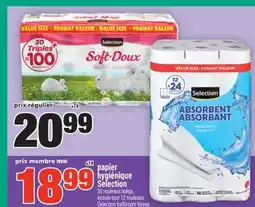 Super C papier hygiénique Selection | Selection bathroom tissue offer