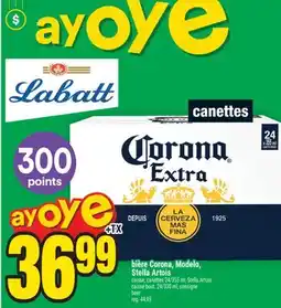 Super C bière Corona, Modelo, StellaArtois | beer offer