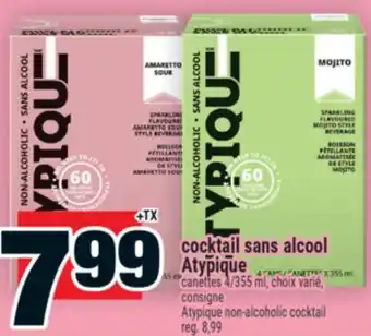 Super C cocktail sans alcool Atypique | Atypique non-alcoholic cocktail offer