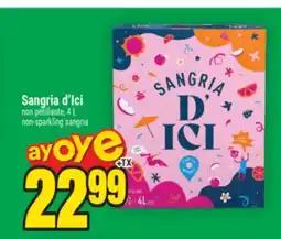 Super C Sangria d'Ici | non-sparkling sangria offer