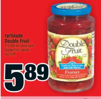 Super C tartinade DoubleFruit | DoubleFruit spread offer