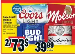 Super C bière Labatt, Molson, Sleeman | beer offer