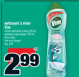 Super C nettoyant à évier Vim | Vim sink cleaner offer