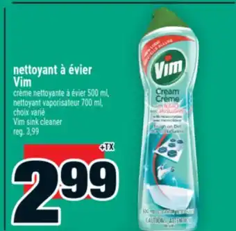 Super C nettoyant à évier Vim | Vim sink cleaner offer